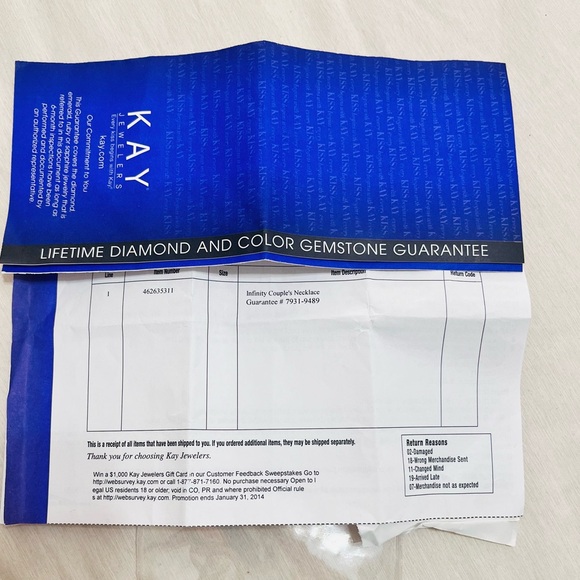 Infinity couples birthstone necklace - Picture 9 of 9